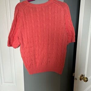Joe Fresh Women's Pink Cable Knit Sweater